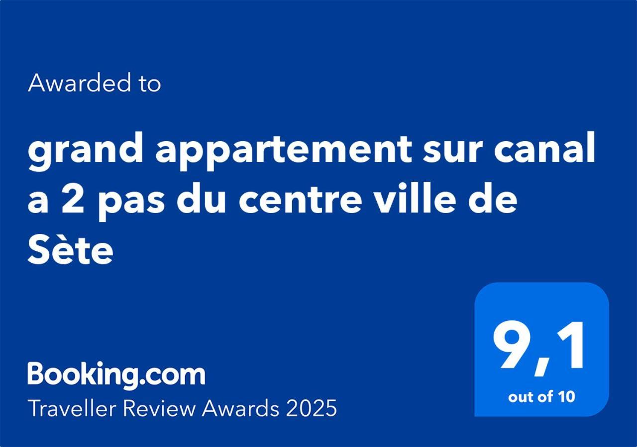 Grand Appartement Sur Canal A 2 Pas Du Centre Ville De Сет Екстериор снимка